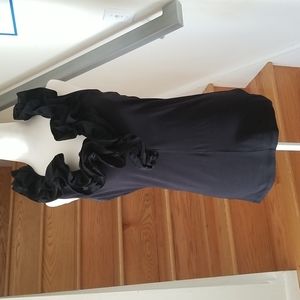 Cabi Black Ruffle Tank